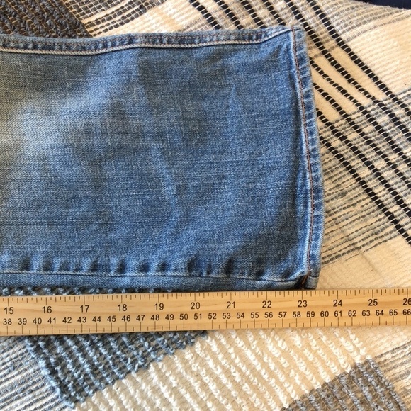 7 For All Mankind Womens Jeans Sz 29 Fit & Flare Cropped Western Mid Rise Casual - Picture 7 of 9